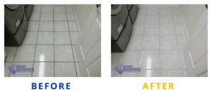 Tile Cleaning Before and After