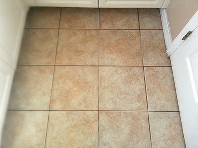 Without Clear Grout Sealing