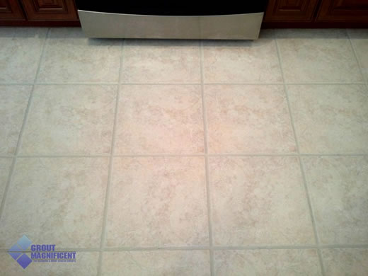After Color Sealing Grout