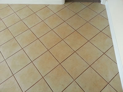 Before Grout Cleaning pic